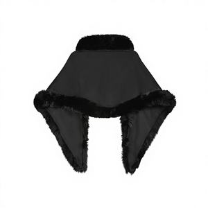 Capes en fourrure de luxe pour femmes 2026 – Manteaux d'hiver élégants en laine, respirants, écologiques, stylés et chauds – 100 % haute qualité, faible MOQ - Product Image 5