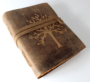 Diario de Cuero Personalizado, Cuaderno de Cuero Grande Tamaño A5, Estilo Vintage, Diario Antiguo Hecho a Mano, Diario para Escribir - Product Image 2