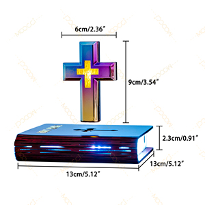 Cảm ứng truyền thống điều khiển đèn đêm ABS nhỏ Jesus Tôn Giáo phục sinh chủ đề levitation từ nổi chéo phòng ngủ <span class=keywords><strong>LED</strong></span> Đèn - Product Image 5