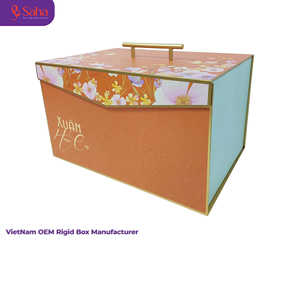 กล่องของขวัญป๊อปอัพ 3 มิติสุดหรู พร้อมหูหิ้ว กล่องบรรจุภัณฑ์กระดาษแข็งแบบกำหนดเอง สำหรับชาชงรังนกและขนมไหว้พระจันทร์ - Product Image 4