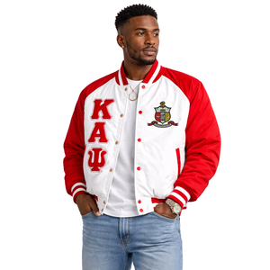 Chaqueta Bomber Kappa Alpha Psi, Ropa de Fraternidad Griega con Estilo Clásico, Ajuste Premium y Comodidad para Uso Diario - Product Image 1