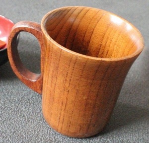 แก้วไม้ธรรมชาติแบบดั้งเดิม งานแฮนด์เมด สไตล์เรียบง่าย สำหรับดื่มกาแฟ ชา ใช้ในครัว ห้องรับประทานอาหาร เป็นที่ต้องการอย่างมาก - Product Image 4