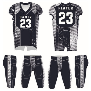 Conjunto de Uniforme de Fútbol Americano Personalizado y Transpirable, Jersey y Pantalones Cortos con Estampado del Equipo, Kit Deportivo de Manga Corta para Entrenamiento de Club - Product Image 6