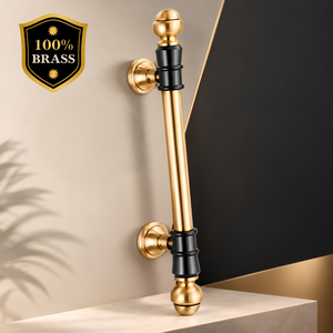 Manija de puerta principal de latón Victoria y puerta principal de vidrio para puerta de entrada - Product Image 3