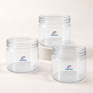 Pot cosmétique en plastique transparent de 350 ml à large ouverture pour beurre corporel, crème, gommage – Fabricant au Vietnam - Product Image 5