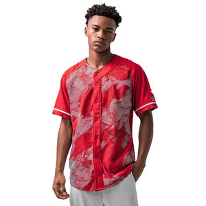 Camisetas de Béisbol Sublimadas Vintage al por Mayor, Camiseta de Béisbol Personalizada con Botones para Jóvenes y Ropa de Softbol, Camisetas de Béisbol - Product Image 1