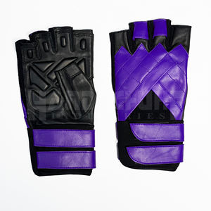 Gants de musculation antidérapants de qualité supérieure avec support pour les poignets, respirants, demi-doigts, pour la salle de sport et l'entraînement sportif, unisexes - Product Image 2