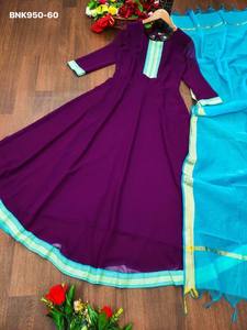 Colección de Vestidos y Dupattas de Georgette con Estampado para Uso Ocasional, de Primera Calidad y Nueva Llegada, Fabricante de Surat - Product Image 2