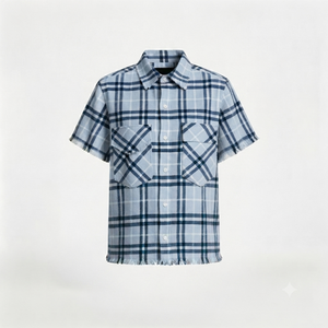 เสื้อยืดคอตตอนถักลายแจ็คการ์ด แขนสั้นทรงโอเวอร์ไซส์ สำหรับผู้ชาย สกรีนโลโก้ตามสั่ง รับผลิตแบบ OEM สำหรับฤดูร้อน - Product Image 5