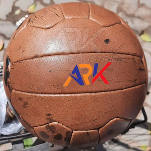 ลูกฟุตบอลหนังโบราณคุณภาพสูง งานแฮนด์เมด ผิวหนังโบราณ มีสินค้าใหม่ในสต็อก - Product Image 5