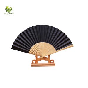 Abanicos Plegables de Bambú Estilo Antiguo al por Mayor, 21 cm, Clásicos, Tradicionales, para Regalo de Boda, con Logotipo Personalizado - Product Image 2