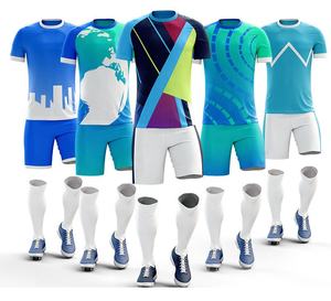 Customized Soccer uniform sublimation soccer set <b>half</b> <b>sleeve</b> football <b>shirt</b> men's women's Soccer Wear - Product Image 1