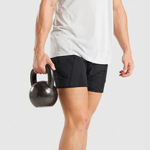 Shorts de sport décontractés pour hommes, design personnalisé, coupe confortable, tissu à séchage rapide, entraînement, fitness, course à pied, vêtements de sport - Product Image 3