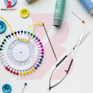 Fabriqué au Pakistan, ciseaux à cuticules en acier inoxydable extra-affûtés de 11 cm, manche confortable, contrôle personnalisable, différentes couleurs. - Product Image 5