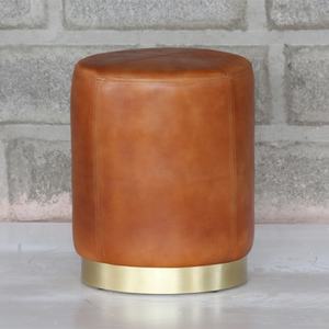 Pouf en cuir - Product Image 1