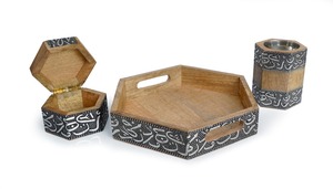 Quemador de Bakhoor Árabe Decorativo de Lujo con Acabado de Resina Premium para Accesorios del Hogar Islámico - Product Image 2
