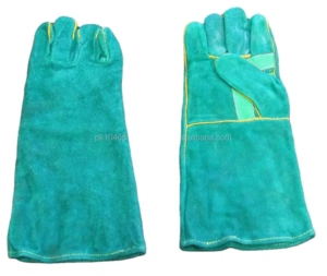 Guantes de Cuero Vacuno para Barbacoa, Forro de Algodón, Antiestáticos, Resistentes al Calor, para Trabajo Industrial y Soldadura - Product Image 3