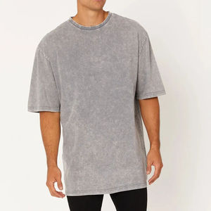 New Style Custom Acid Wash T-<b>Shirt</b> <b>100</b>% Cotton/<b>Polyester</b> Short Sleeve Eco-Friendly OEM/ODM Service gym fitted T <b>shirts</b> unisex - Product Image 6