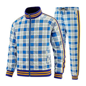 Ensemble de survêtement pour homme 100% polyester, sublimation personnalisée, ensemble de jogging pour l'entraînement sportif, séchage rapide, fournisseur OEM ODM - Product Image 2