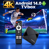 Boîtier Smart TV NOUVEAU H96 MAX RK3518 Android 14 STB Streaming 8K Wifi 6 Internet Logo personnalisé Commande vocale BT5.0 Décodeur intelligent
