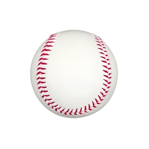 Ballon de baseball/softball d'entraînement en cuir PU blanc personnalisable en gros avec noyau en caoutchouc mousse et logo personnalisé - Product Image 2