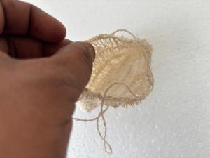Estuche de Jabón de Sisal Natural Hecho a Mano y Bolsa Protectora Angel, Bolsa de Baño Exfoliante Ecológica para Ducha y Spa - Product Image 2