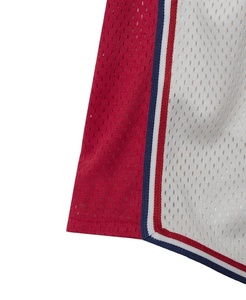 กางเกงขาสั้นตาข่ายสำหรับเล่นกีฬาบาสเก็ตบอลของผู้ชายแห้งเร็วระบายอากาศได้สองชั้นสำหรับฟิตเนสเทนนิสเอวสูงสีพื้น - Product Image 3