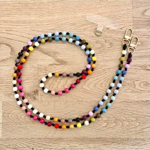 Fashionable Handmade Embroidery Beaded <b>Lanyard</b> <b>for</b> <b>Keys</b> Phone and ID Badge - Product Image 1