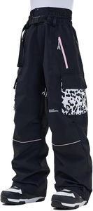 Pantalones Impermeables Holgados Estilo Cargo para Nieve, Cortavientos, Tallas Grandes, Streetwear, para Snowboard y Esquí - Product Image 2