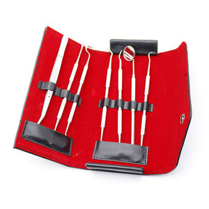 Kit d'examen dentaire en acier inoxydable pour usage professionnel : miroir de blanchiment dentaire, détartreur, pinces, instruments chirurgicaux de base - Product Image 4