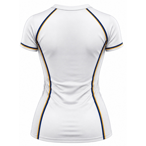 Camiseta de Compresión Sigma Gamma Rho para Mujer, con Logotipo Personalizado de la Hermandad Griega, Elástica, Deportiva, de Manga Corta, para Entrenamiento en el Gimnasio, Venta al Por Mayor - Product Image 2