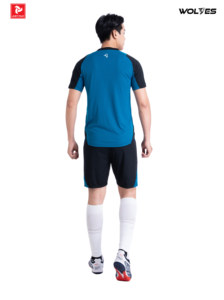 Conjunto de Camiseta de Fútbol WOLVES JP, Cuello Redondo, Secado Rápido, Transpirable, Colores Personalizados, Impresión por Transferencia de Calor, Unisex - Product Image 6