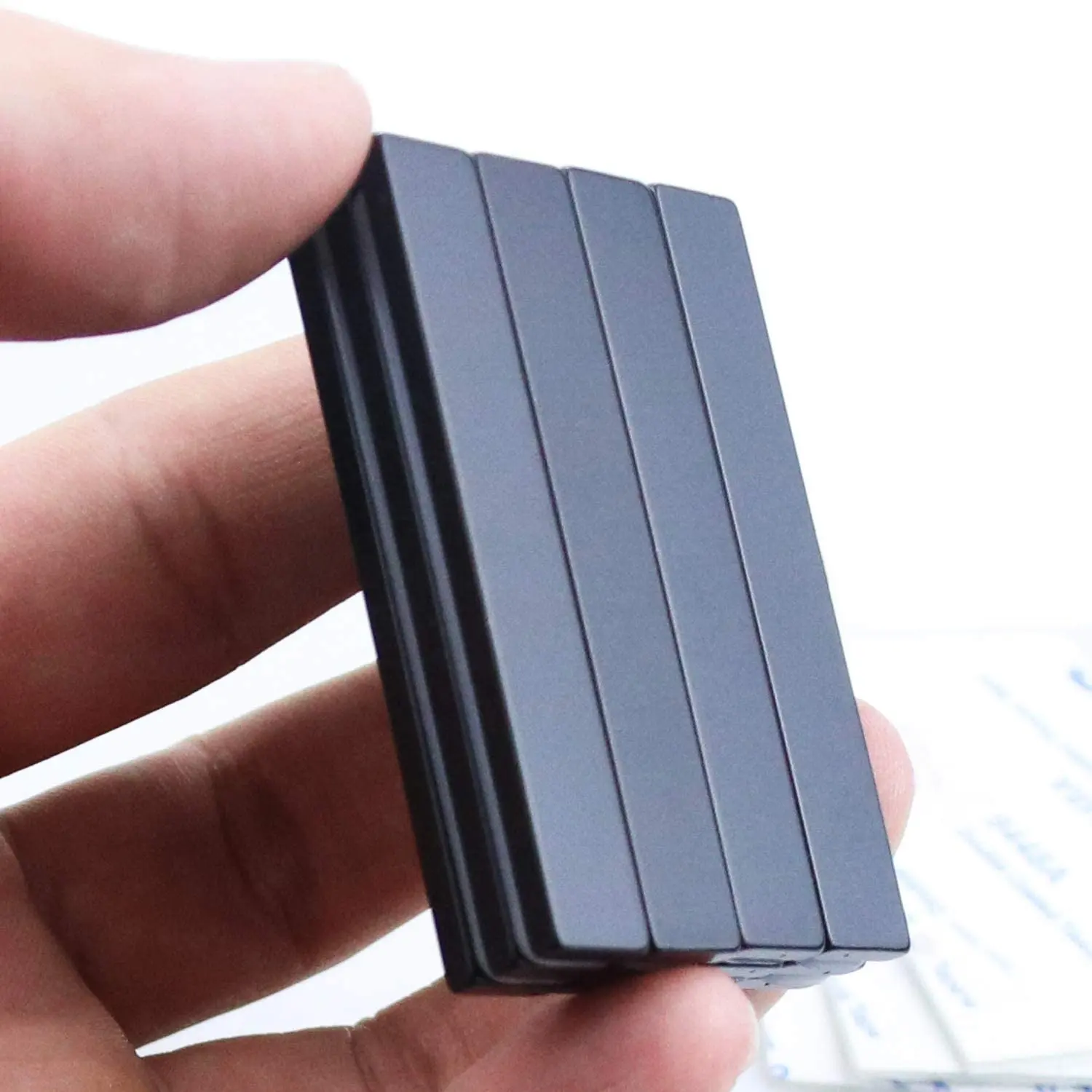 Черное эпоксидное покрытие ndfeb Бар Магнит для DIY магнитный держатель ножа