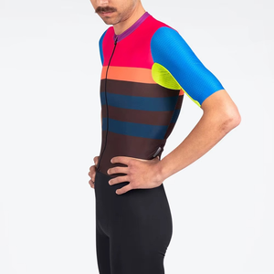 Custom Men's Thermal Cycling Jersey Breathable Lightweight Windproof Four-Way Stretch Long-Sleeve Winter MTB Racing Plus Size - Product Image 2