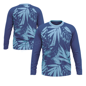 Chemise de pêche pour homme à manches longues, séchage rapide, coupe confortable, protection solaire UPF50+, col rond, impression graphique sublimée personnalisée - Product Image 3