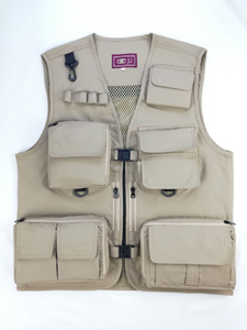 Gilet de chasse pour homme respirant en softshell 300g de haute qualité, gilet de chasse multifonctionnel léger pour l'extérieur, personnalisable - Product Image 4