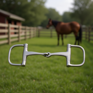 TM STARTECH Racing Dee Ring Bits, Brides de dressage articulées simples pour l'équitation, qualité supérieure pour l'entraînement et la performance, en acier inoxydable, taille 13.5 - Product Image 3