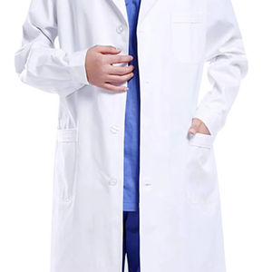 Wholesale High Quality Uniforms Unisex <b>Cotton</b> Professional Custom White Lab Coat Laboratory <b>Products</b> Pharmacy Coats - Product Image 3