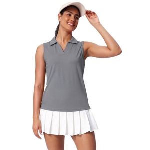 Camisetas Deportivas de Secado Rápido de Alta Calidad para Mujer, Camisetas de Tenis, Golf, Deportes al Aire Libre, Camisetas sin Mangas de Bádminton, Camisetas Polo - Product Image 2