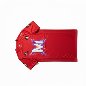 เสื้อยืดพิมพ์ลายพัฟฟ์ผู้หญิงขายส่ง ผ้าฝ้าย 100% ทรงหลวม ไหล่ตก สไตล์สตรีทแวร์ โลโก้ 3 มิติ ลายกราฟิกแบบกำหนดเอง เสื้อยืดผู้หญิง - Product Image 4