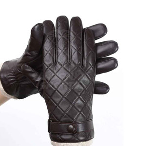 Guantes de Cuero para Invierno, Aislantes, Suaves, Antideslizantes, Duraderos, Transpirables, para Deportes al Aire Libre - Product Image 1