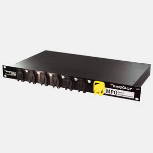 Caja de Distribución de Fibra Óptica SREXACT SFBP-12M3-MPOM-6DL, MPO a 6 DLC, Chasis 1U, OM3 - Product Image 2