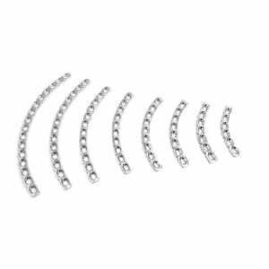 แผ่นโค้งสแตนเลสสำหรับศัลยกรรมกระดูกสัตว์ ขนาด 3.5 มม. จำนวน 8 ชิ้น ชุดเครื่องมือยึดกระดูกสำหรับการผ่าตัดโดยเพนแท็กซ์ - Product Image 2