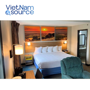 Ensembles complets de style concis Projets Days Inn-OEM ODM Mobilier de chambre à coucher d'hôtel comprenant un lit en bois de style concis - Product Image 1