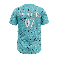 Maillot de baseball personnalisé à manches courtes, imprimé par sublimation, tenue d'équipe respirante, vêtements de sport en gros pour adultes