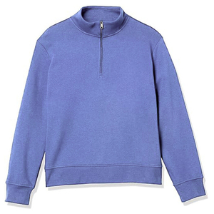 Sweat-shirt à capuche pour homme, hiver, tissu polaire écologique respirant, col montant, fermeture éclair, logo personnalisé imprimé sur le devant, service OEM - Product Image 1
