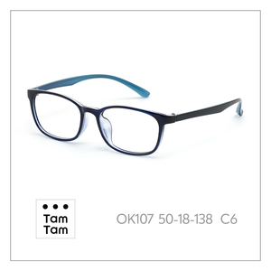 ทามทาม OK107 แว่นสายตาทรงสี่เหลี่ยมเต็มกรอบ 50-18-138 กรอบแว่นป้องกันรังสียูวีสำหรับผู้ใหญ่แบบยูนิเซ็กส์ - Product Image 2