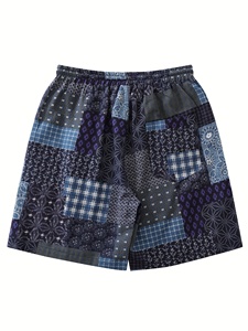 <b>Men</b> Solid Casual Elastic Waist <b>Shorts</b> Lightweight Breathable Eco-Friendly Streetwear Summer Fashion <b>Shorts</b> - Product Image 2