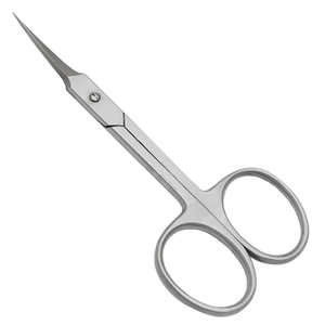 Tijeras para cutículas de primavera, tijeras para manicura, tijeras para uñas de acero inoxidable, hoja recta afilada y hoja curva, herramientas para el cuidado de las uñas para adultos - Product Image 3