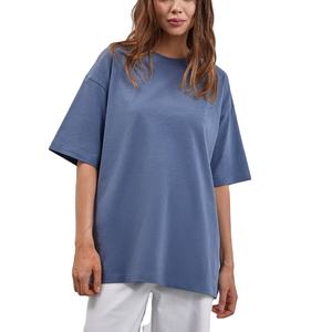 T-shirt en coton à col en V pour femme, léger, tissé, à manches courtes, décontracté, écologique, respirant, séchage rapide, pour tous les jours - Product Image 4
